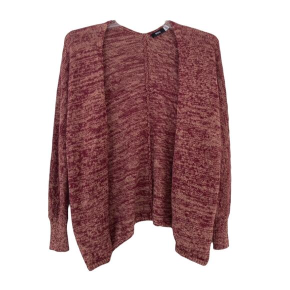 Urban Outfitters BDG Maroon Heathered Knit Open Front Cardigan Sz S - Picture 5 of 5